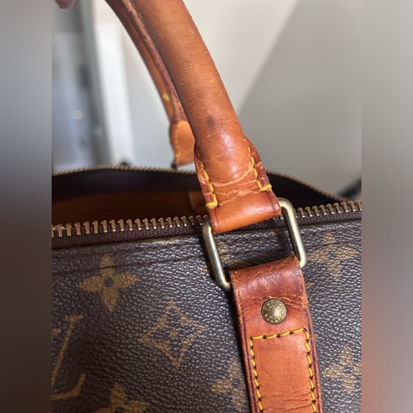 Authentic Vintage Louis Vuitton Keepall 60. With luggage tag and combo lock - Picture 10 of 14